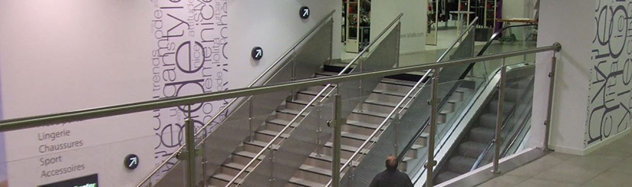 garde corp vitré